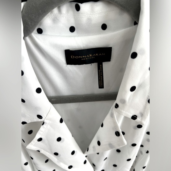 Donna Karan Polka Dot Dress - Picture 3 of 9